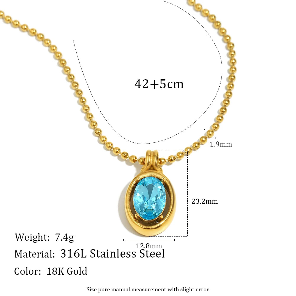 Sapphire Elegance Necklace