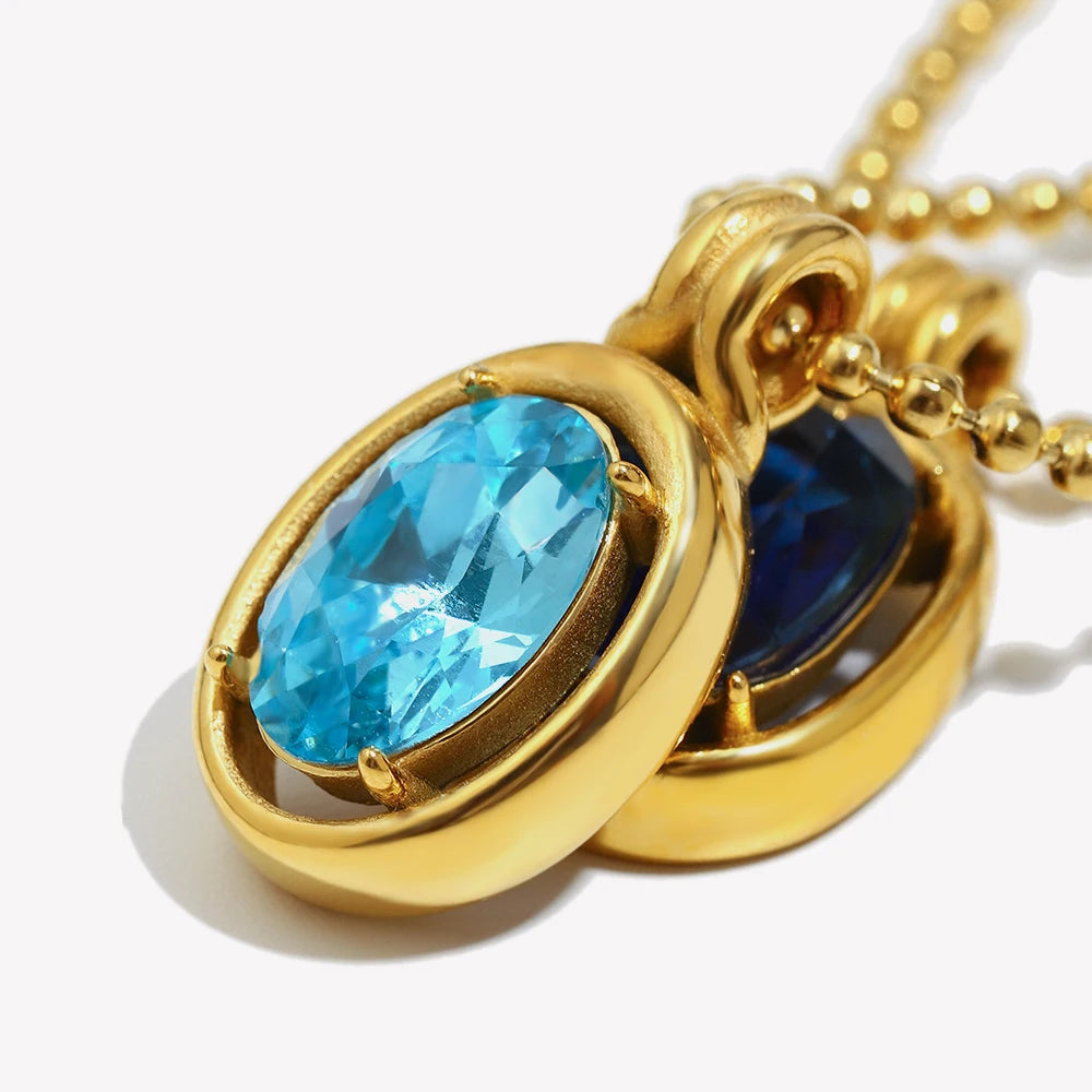 Sapphire Elegance Necklace