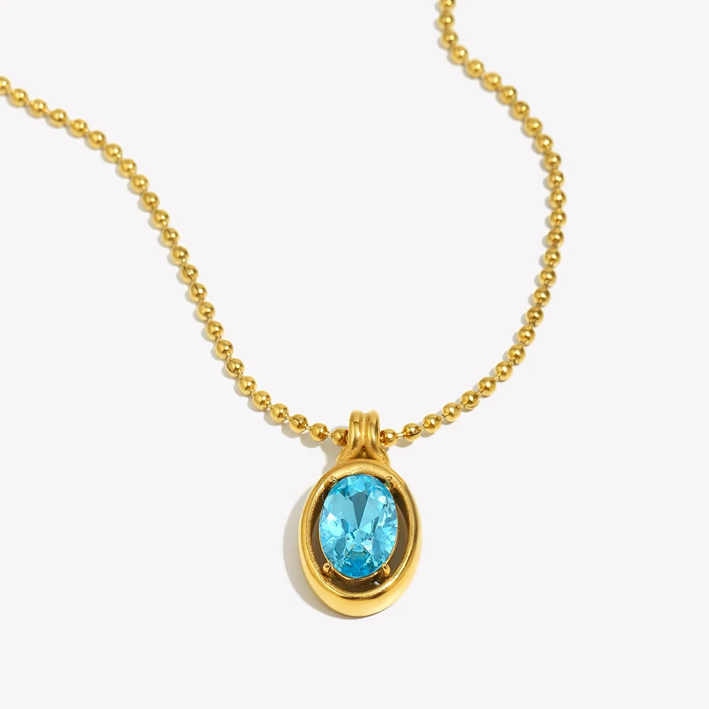 Sapphire Elegance Necklace