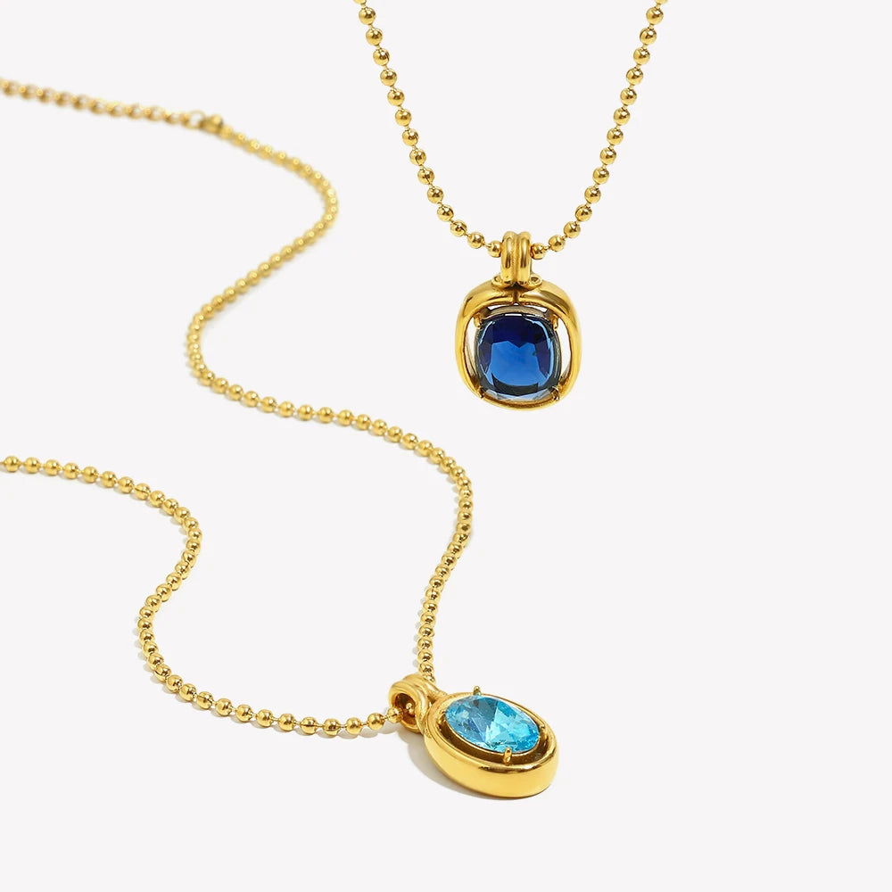 Sapphire Elegance Necklace