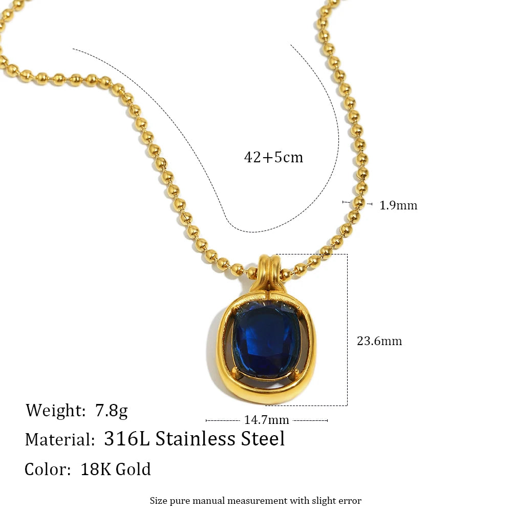 Sapphire Elegance Necklace