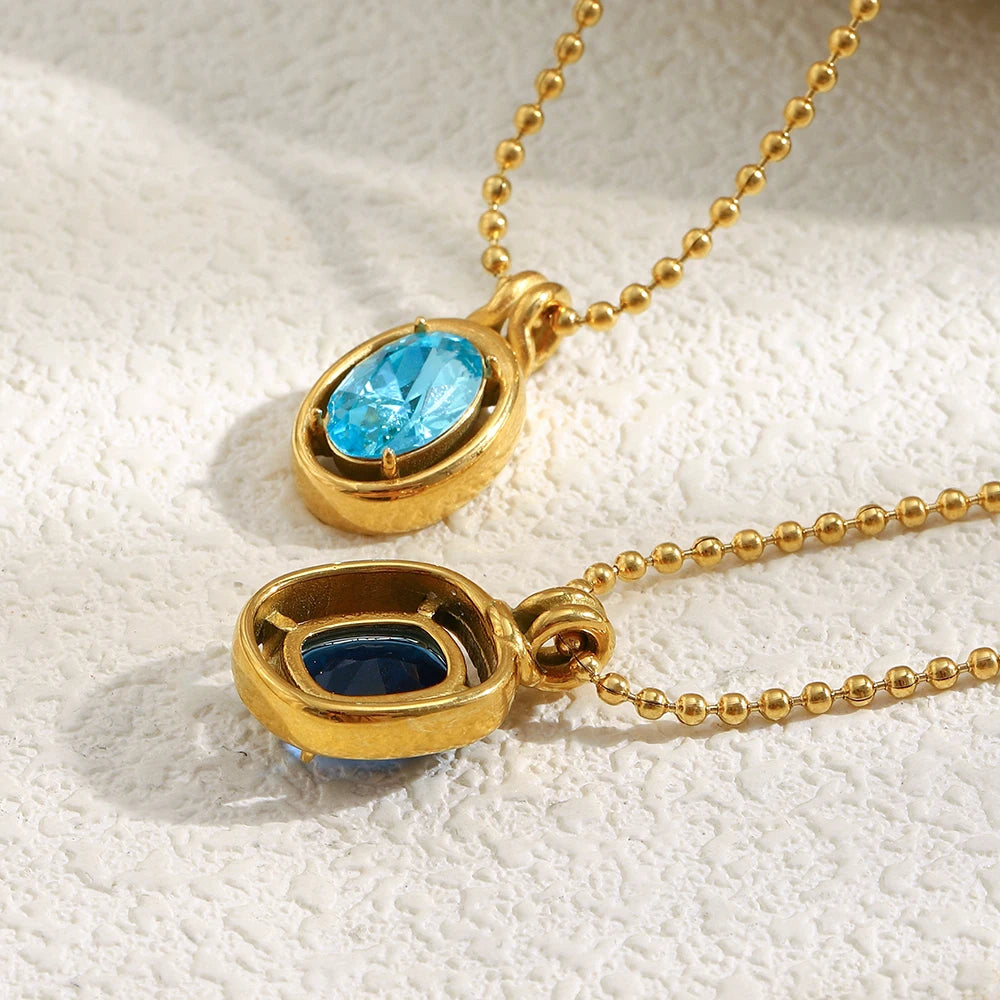 Sapphire Elegance Necklace