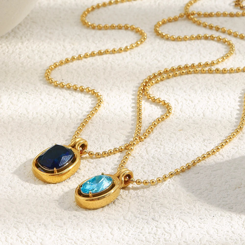 Sapphire Elegance Necklace