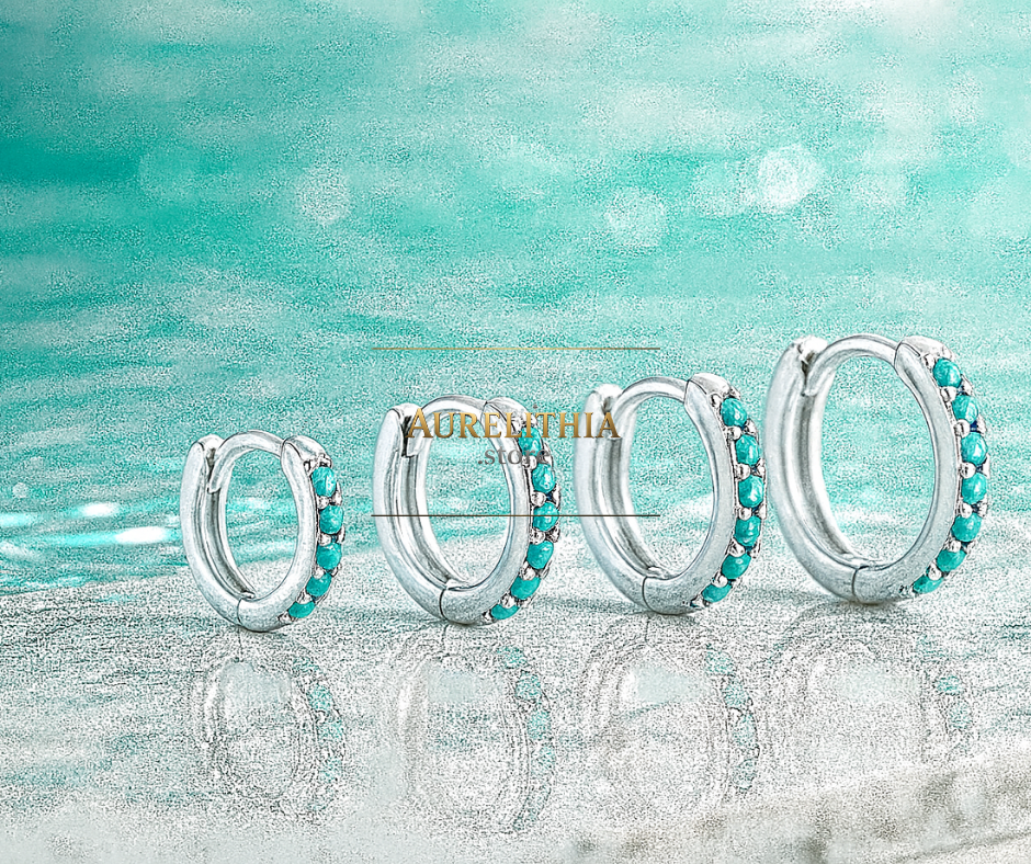 Minimalist Sparkle Hoop Earrings