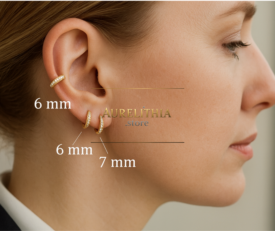 Minimalist Sparkle Hoop Earrings