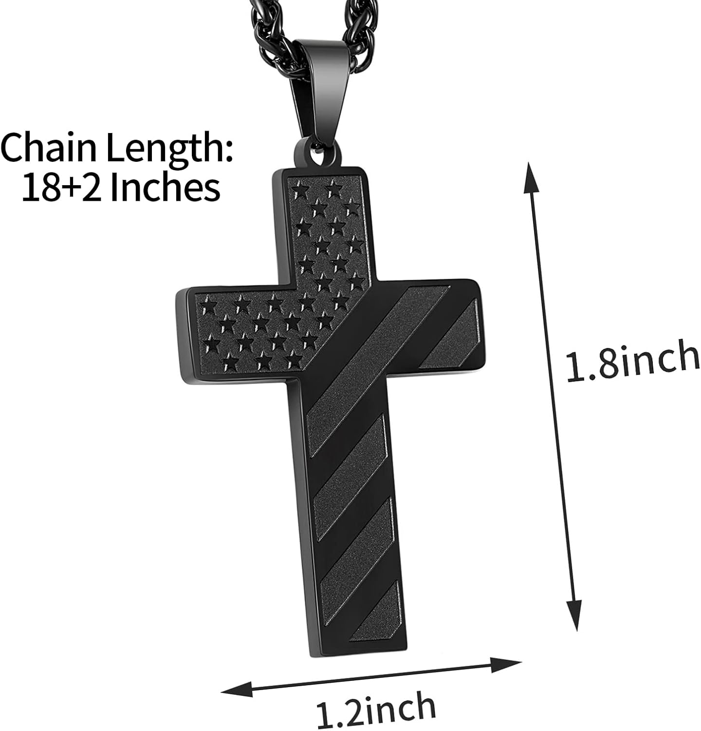 Faith & Pride Cross Necklace